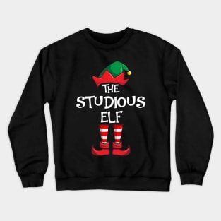 Studious Elf Matching Family Christmas Crewneck Sweatshirt